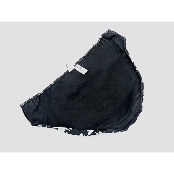 Shape Fx Swim Bikini Bottom Womens 18 Black Abstract Print Tummy Control Resort - Picture 4 of 10